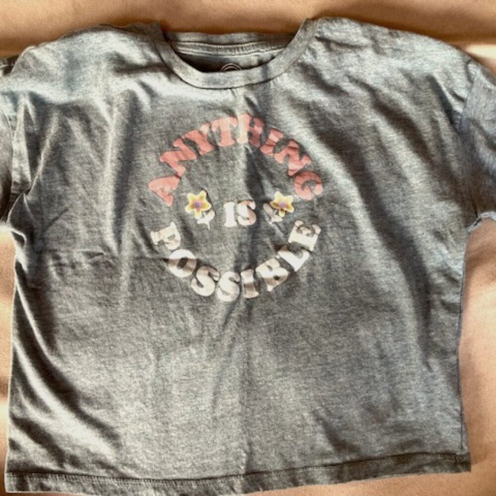 Girls Crop Top, size M (7-8)